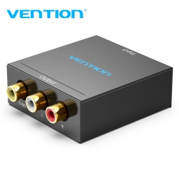 Convertidor HDMI a RCA   3xNTSCPAL+Mini USB  Negro  AEEB0  Vention