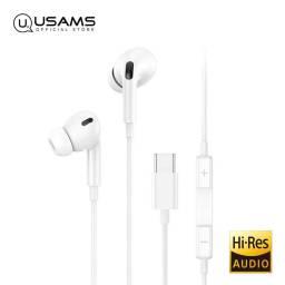 SJ452   EP-41  Manos Libres Stereo Tipo C  1.2M  Blanco USAMS