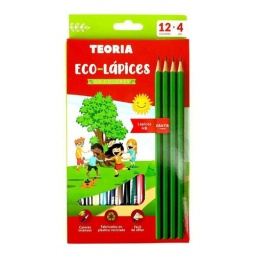 Eco-Lapices Teora   Color  12+4 Und.  HB