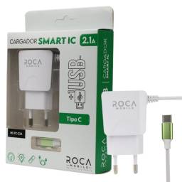 Cargador Inteligente ROCA 2.1A   1 USB  Tipo C