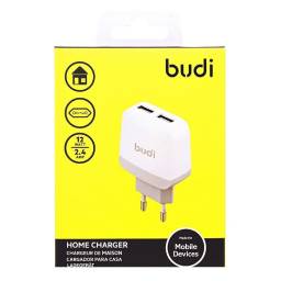 Cargador de Pared 940E   2 USB  5V 2.4A  Budi