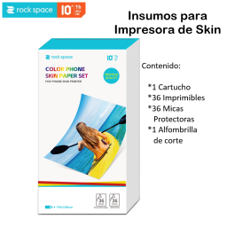 (S) Pack 36 Lminas Hydrogel Imprimible 195 x100 mm (Incluye Cubierta protectora  Tonner y Estera de corte  694140277122