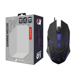 Mouse Gamer   XZZ-MO-01  Cableado  6D2400 DPI  RGB  X-Lizzard