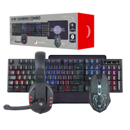 Combo Gamer   XZZ-CO-02  Teclado/Mouse/Auricular/Mousepad  RGB  USB  X-Lizzard