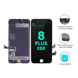 Display Apple iPhone 8 Plus (ESR) Comp. Negro