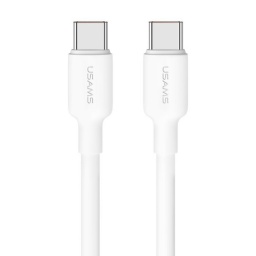 SJ625   Cable de Datos U84  USB C a Tipo C  0.5M  PD100W  Blanco  USAMS