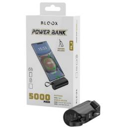 Power Bank BLOOX PB_2   5.000mAh  EntradaSalida: Tipo C Negro