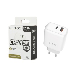 Cargador BLOOX A+C 3A   20W  Sin Cable (BL-TCA-C3)