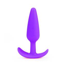 Plug Anal Dilatador Base Ancla Flexible YS-BE012   Violeta  Adultos