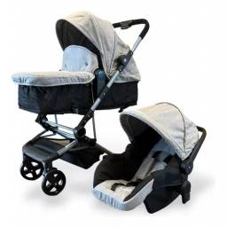 Cochecito 3 en 1 Travel System SOGNO 1365TS   Gris Claro  Tinok