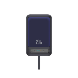 CD219 Power Bank Magntico   CSoporte  Cable Tipo C  10.000mAh  Negro  USAMS