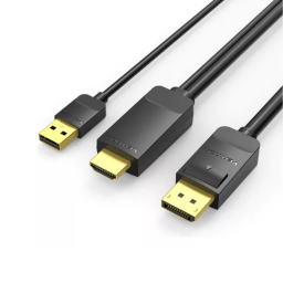 ABJBG Cable HDMI-A Macho a DP Macho   1.5M  Negro  Vention