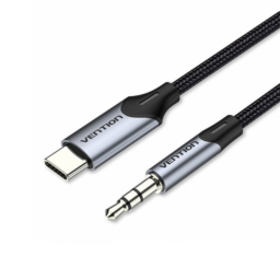 BGKHF Cable USB-C a Jack 3.5mm   1M  Plateado  Vention