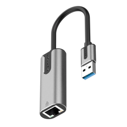 CEWHB Adaptador USB 3.0-A a Gigabit Ethernet   Aluminio Gris  0.15M  Vention