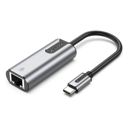 CFNHB Adaptador USB-C a Gigabit Ethernet   Aluminio Gris  0.15M  Vention