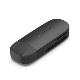 Lector de tarjetas SD+TF   USB-C 3.0  Negro  CLHB0  Vention