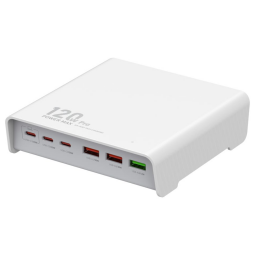 Q605   Estacin de Carga de Escritorio 120W  3 USB A + 3 USB C  LDNIO