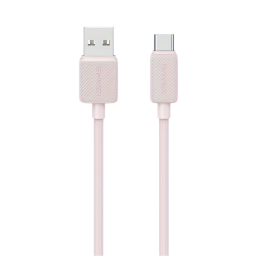 SJ688   Cable de Datos USB A a Tipo C  3A  1M  Rosado USAMS