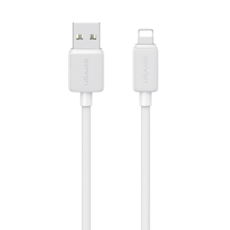 SJ689   Cable de Datos USB A a Lightning  2.4A  1M  Blanco  USAMS