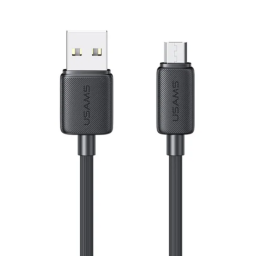 SJ690   Cable de Datos USB A a Micro USB  1M  Negro  USAMS