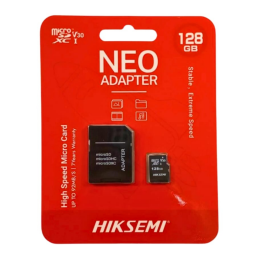 Tarjeta MicroSD 128GB C/Adaptdor   Hiksemi