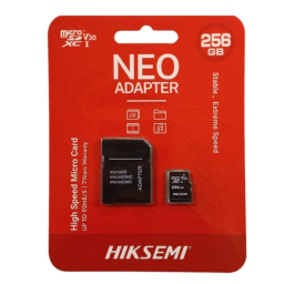 Tarjeta MicroSD 256GB  CAdaptador SD   Hiksemi