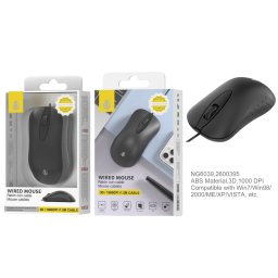 Mouse NG6039   USB  1.5M  Negro  One+