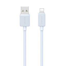 SJ694   Cable de Datos USB  A a Lightning  2.4A  2M  Celeste  USAMS