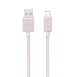 SJ694   Cable de Datos USB  A a Lightning  2.4A  2M  Rosado  USAMS