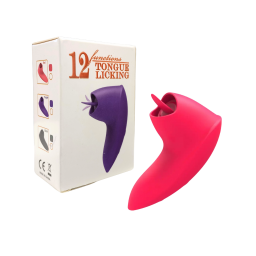 Vibrador Lengua Sexo Oral Recargable YS-BE112   Violeta  Adultos