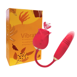 Rose Telescopic Vibrator YS-BE072   Adultos