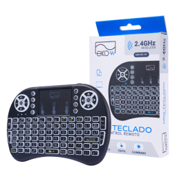 Mini Teclado Inalmbrico   Control Remoto  Negro Eko-Vi