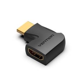 AIPB0 Adaptador HDMI de 90 grados Macho a Hembra Vertical   Flat  Negro  Vention