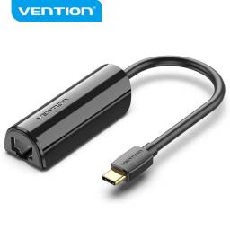 CFBBB Adaptador USB C a Gigabit Ethernet   0.15M  Negro  Vention