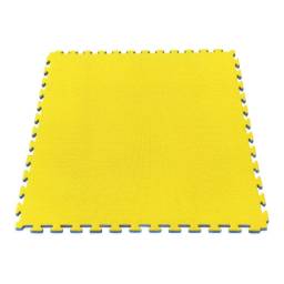 Piso Tatami Goma Eva 1m x 1m x 2cm   AzulAmarillo  (ARG-033) Randers