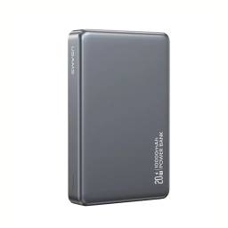 CD242 Power Bank Magntico Aluminio   20W  10.000mAh  Gris  USAMS